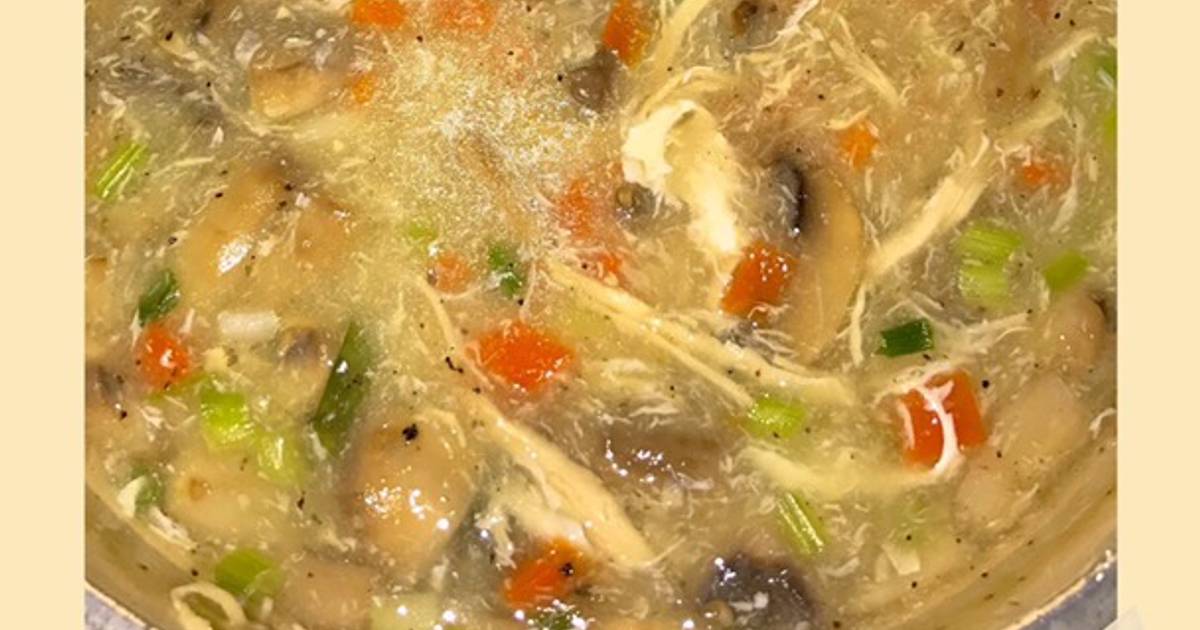 Soup gà nấm rau củ 🍲