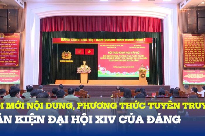 Đổi mới nội dung, phương thức tuyên truyền Văn kiện Đại hội XIV của Đảng - Báo Quân Đội Nhân Dân