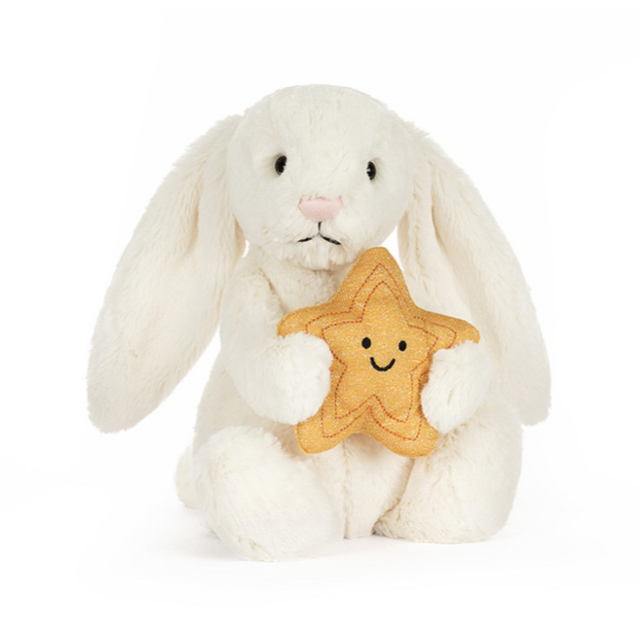 Cream Bunny with Star