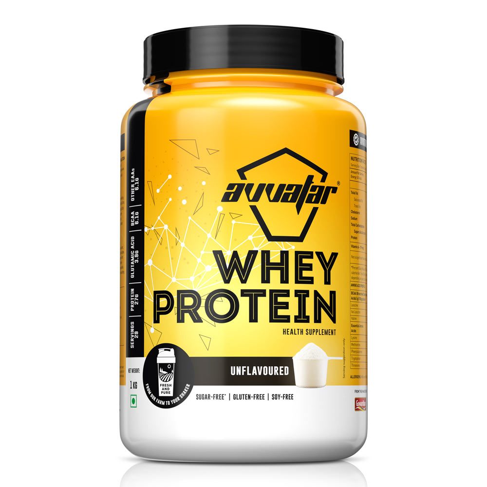 Avvatar Whey Protein Raw Unflavoured, 1 Kg