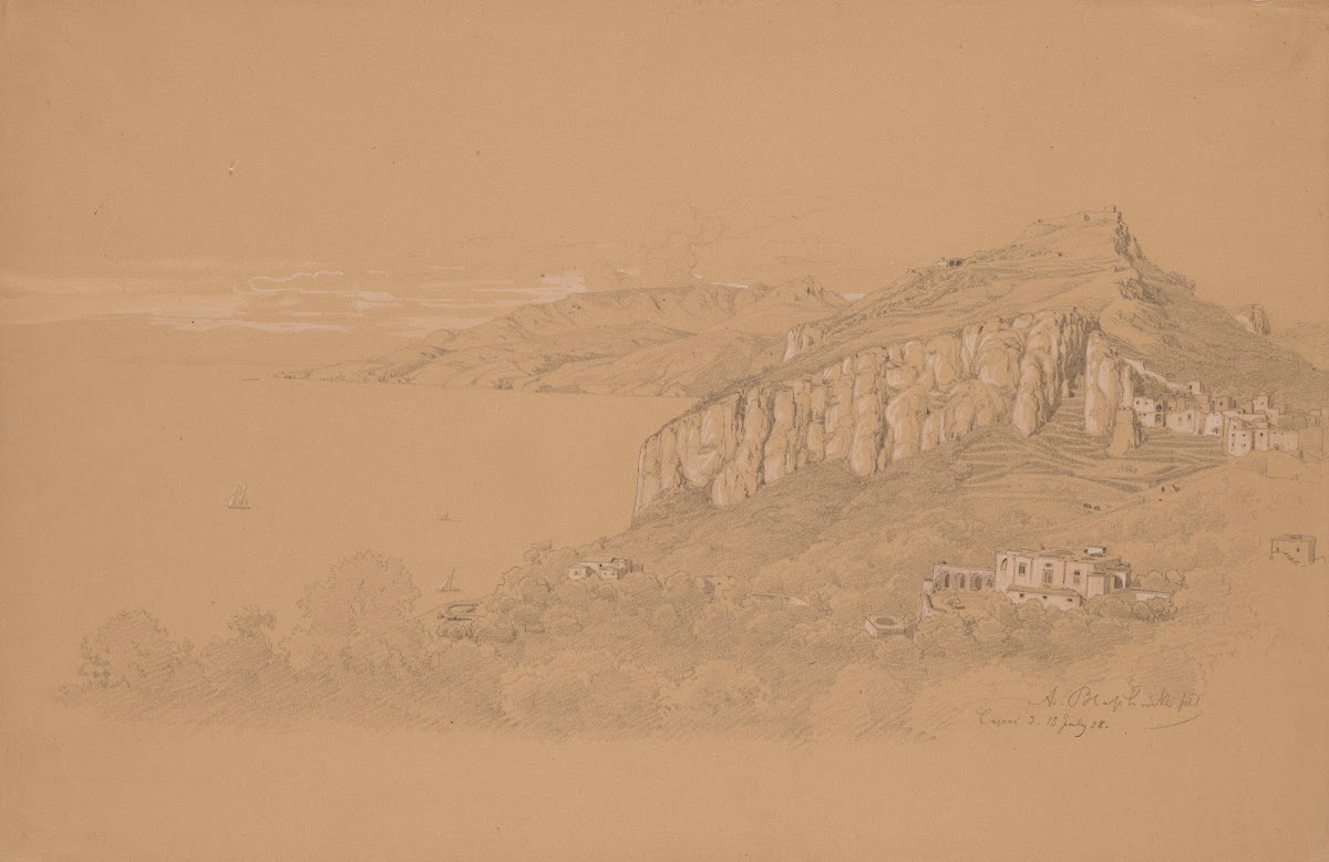 Rocky Coast of Capri 1858