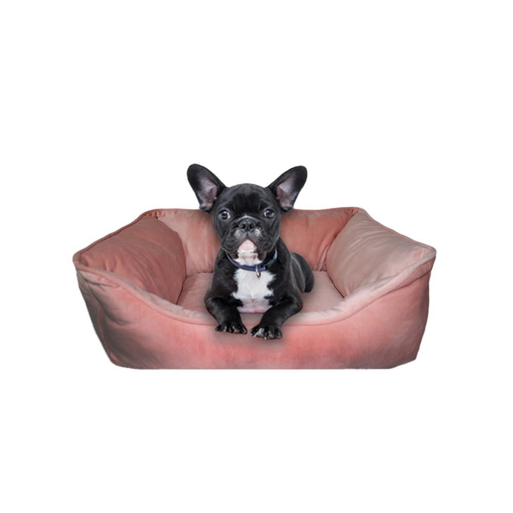 Cama chica de poliéster para mascotas Pileso Pet™ color rosa