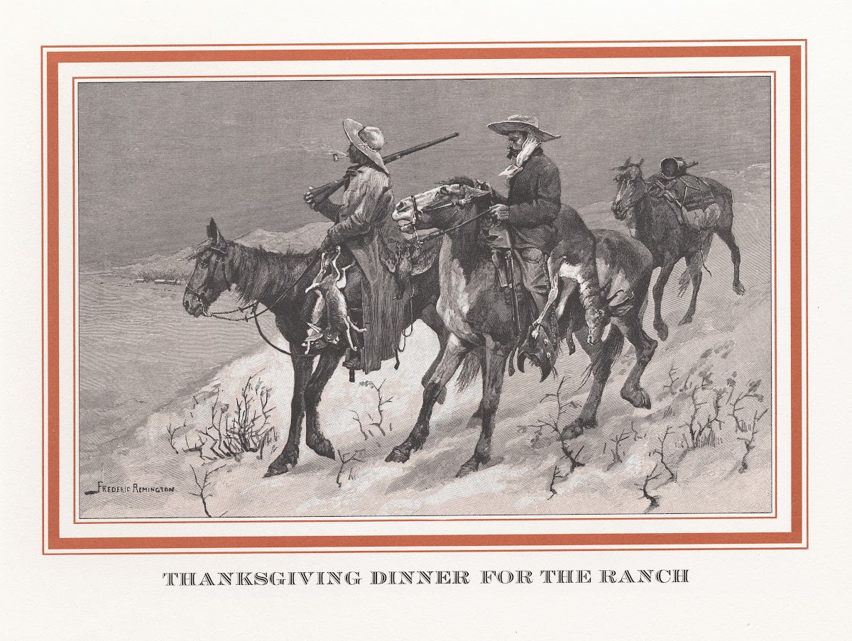 Thanksgiving dinner for the ranch