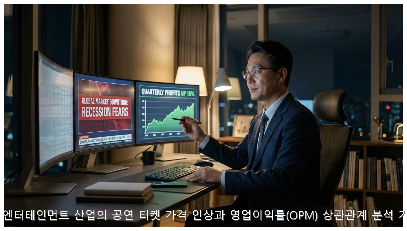 K-팝 엔터테인먼트 산업의 공연 티켓 가격 인상과 영업이익률(OPM) 상관관계 분석 가이드 핵심 안내 및 분석 인포그래픽 (8)