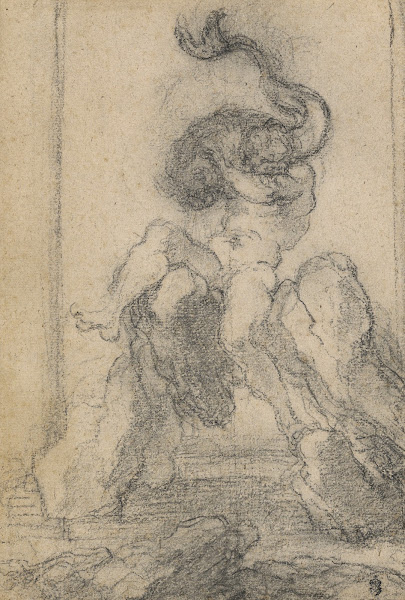 A Marine God with a Dolphin 16521653