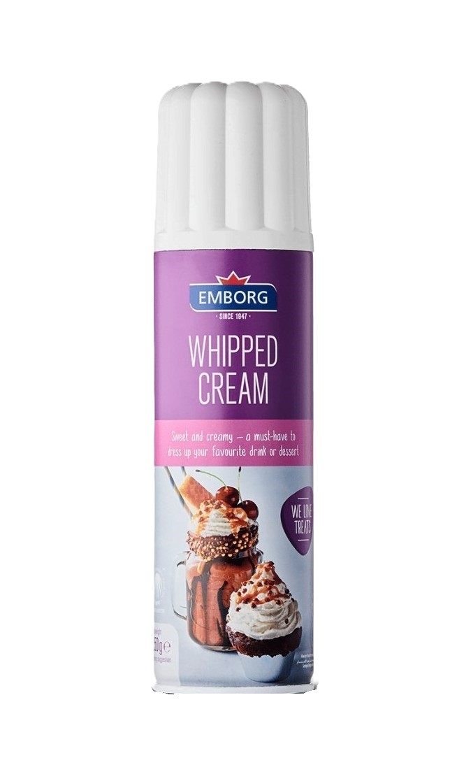 Emborg Whipped Cream Spray Can 250G
