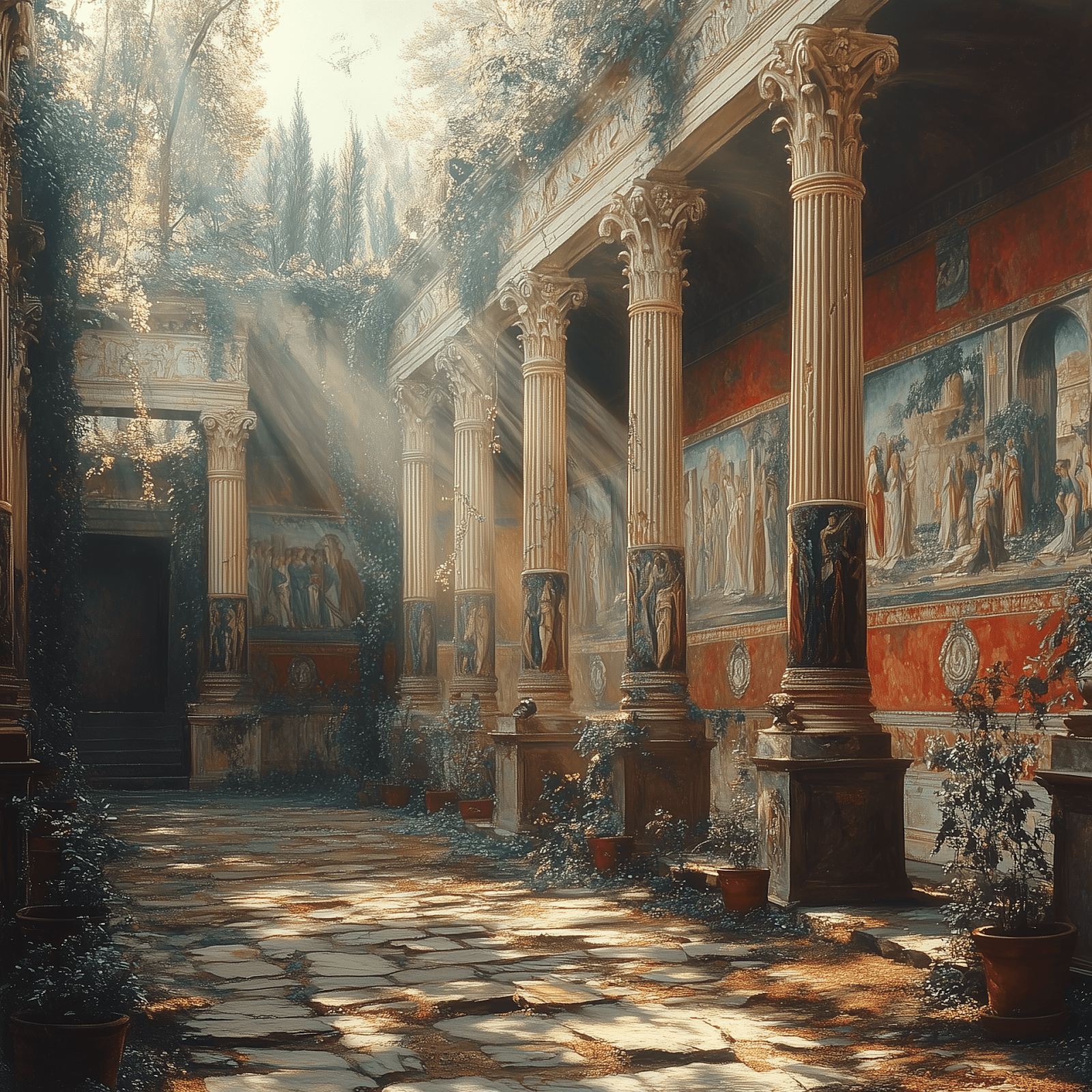 Una escena de un antiguo