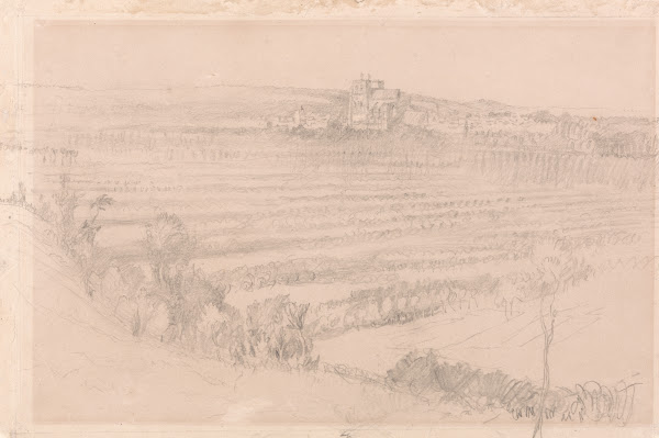 Distant View of Saint Wulfran Abbeville