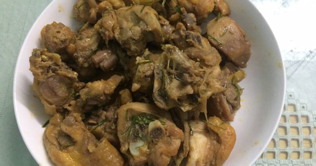 Thịt gà rang cách điệu