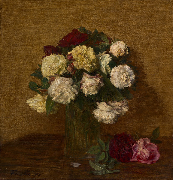 Roses In A Vase 1878