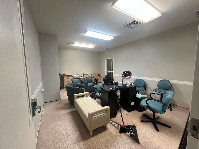 Chatham Court interior common area and hallway repaint — completed finish, Downtown Indianapolis