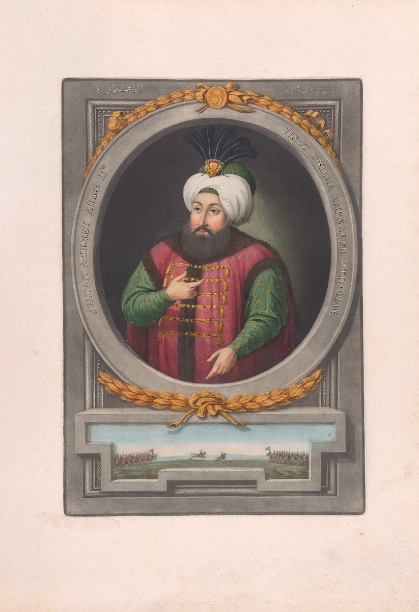 A series of portraits of the emperors of Turkey Pl27 1815