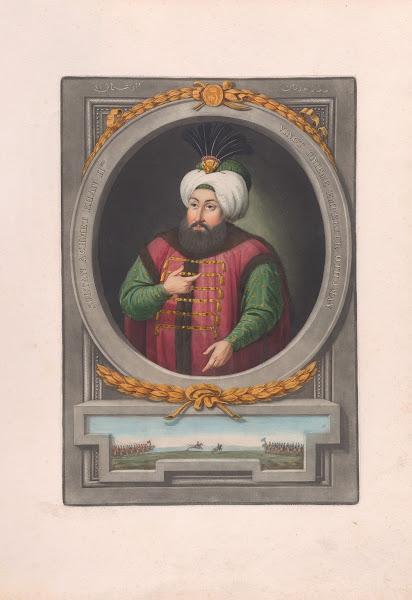 A series of portraits of the emperors of Turkey Pl27 1815