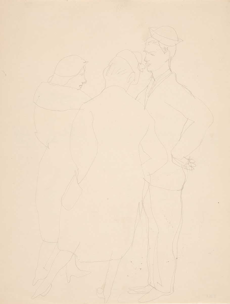 Woman with Two Sailors
