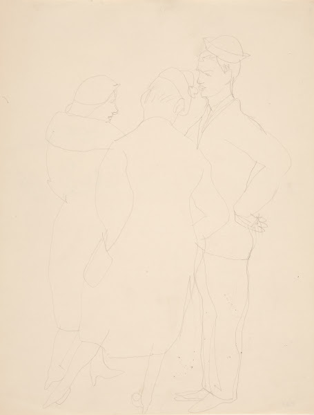 Woman with Two Sailors