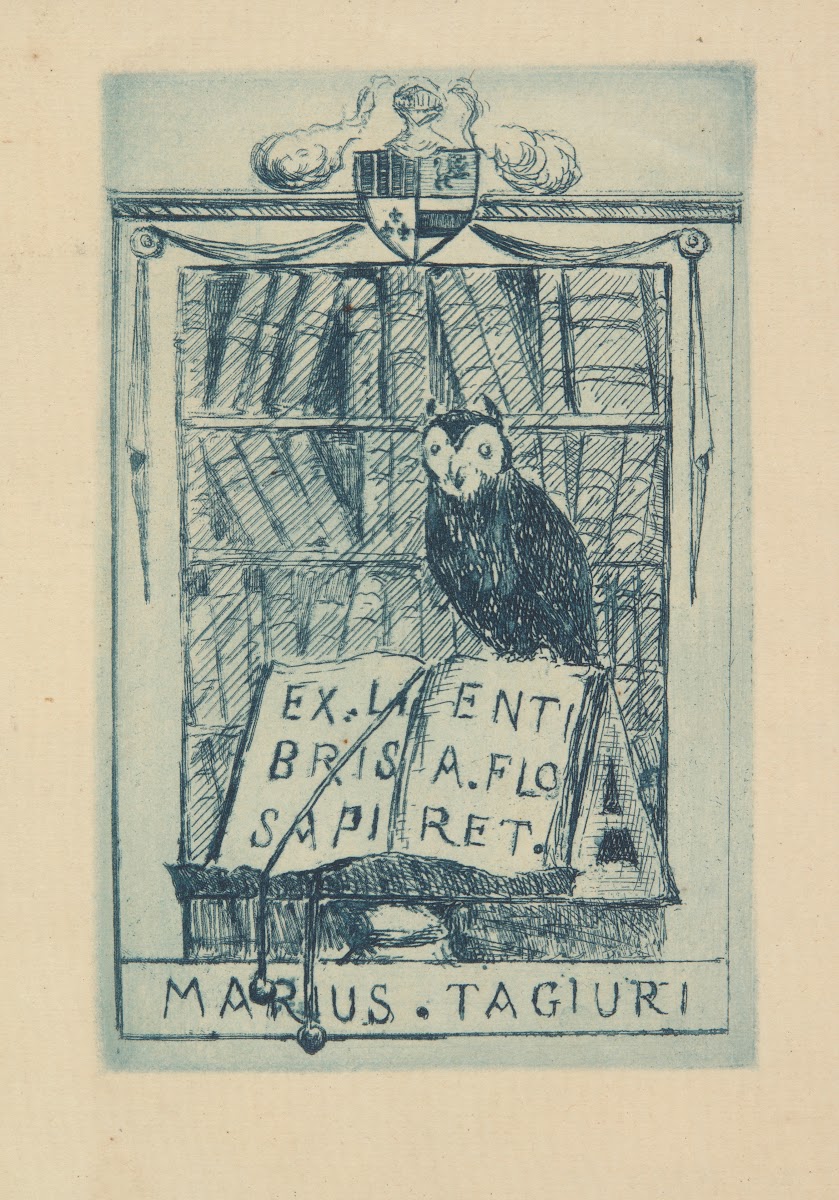 Ekslibris Marius Tagiuri 1890 1900