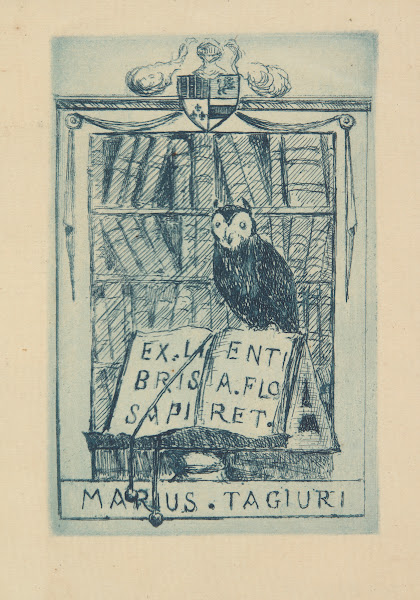 Ekslibris Marius Tagiuri 1890 1900