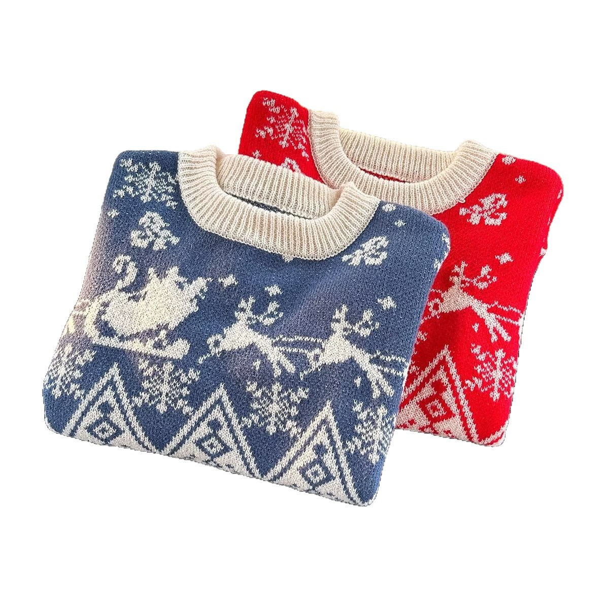 Men's knitted sweater, loose fit, warming