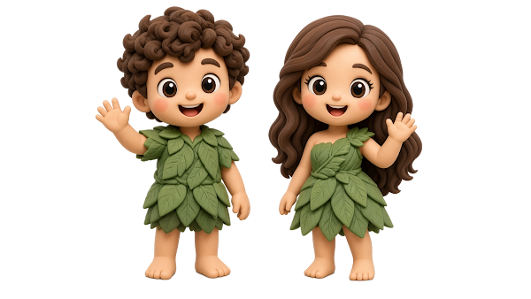 The two waving together — Origin Bible Week 2 Garden of Eden free image