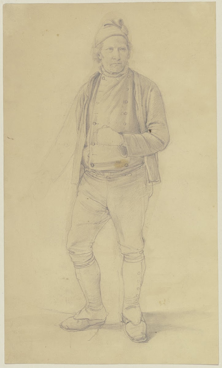 Stehender Bauer mit Zipfelmütze
