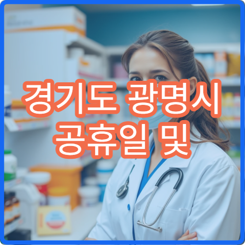 경기도 광명시 공휴일 및 대체 공휴일 진료 병원 문 여는 곳 찾기