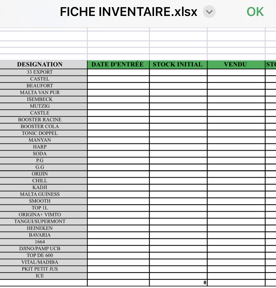 Guide de gestion des stocks