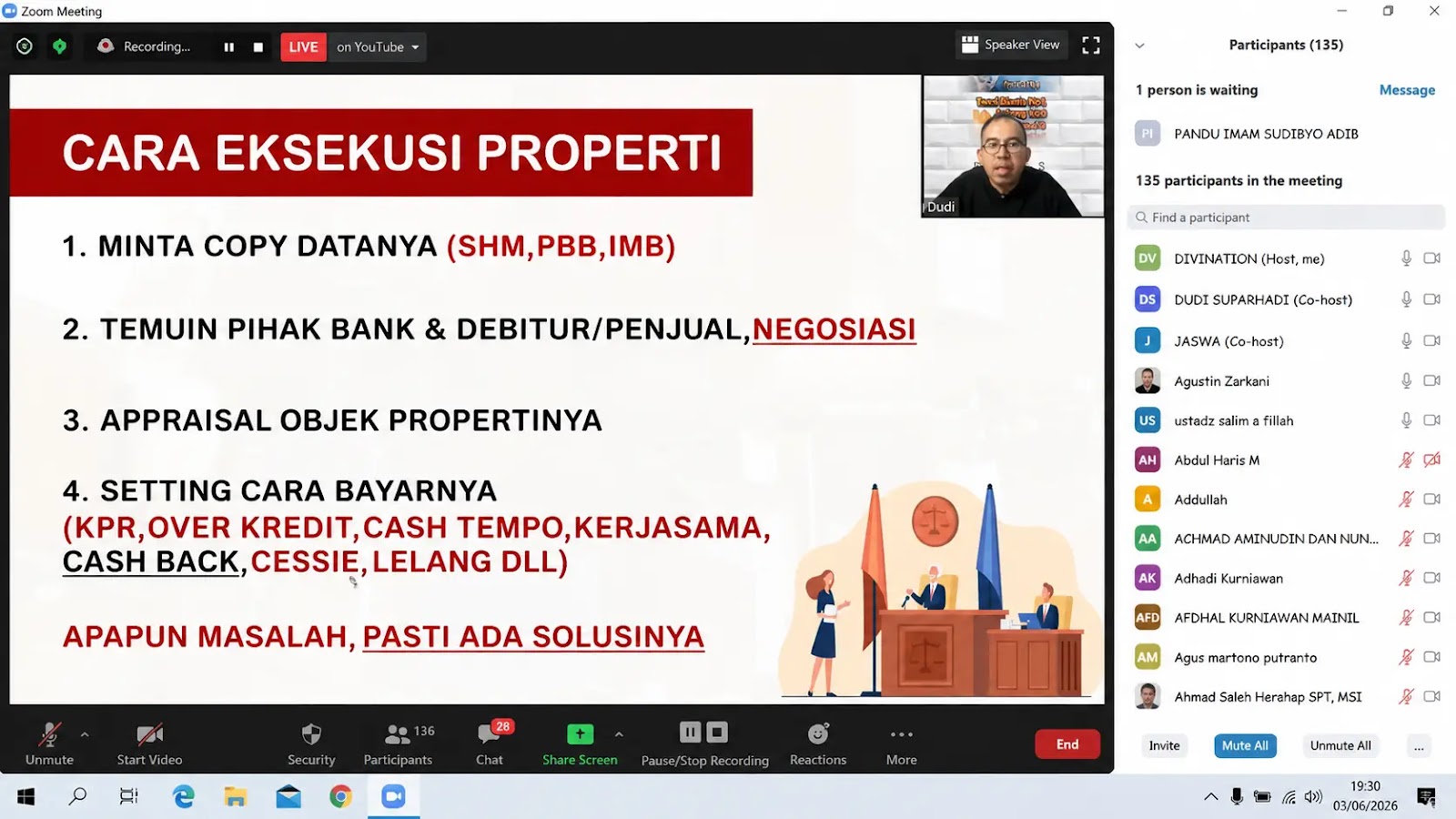 Dokumentasi pendukung seminar