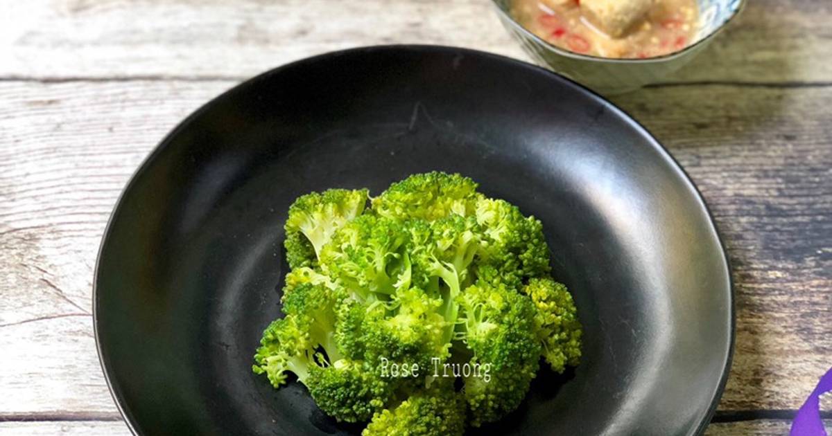 Bông Cải Xanh Luộc Chấm Chao