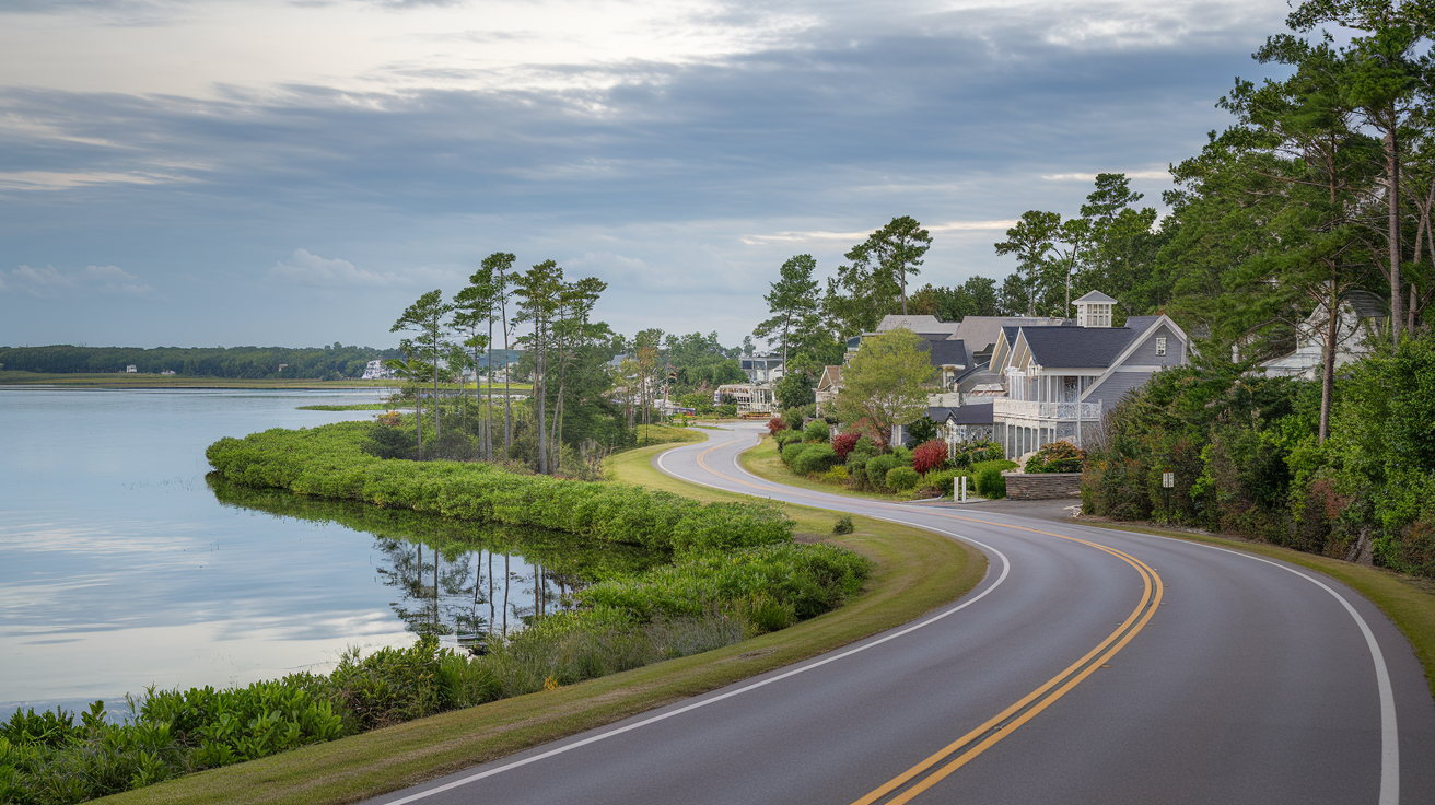 Distance from Murrells Inlet to North Myrtle Beach