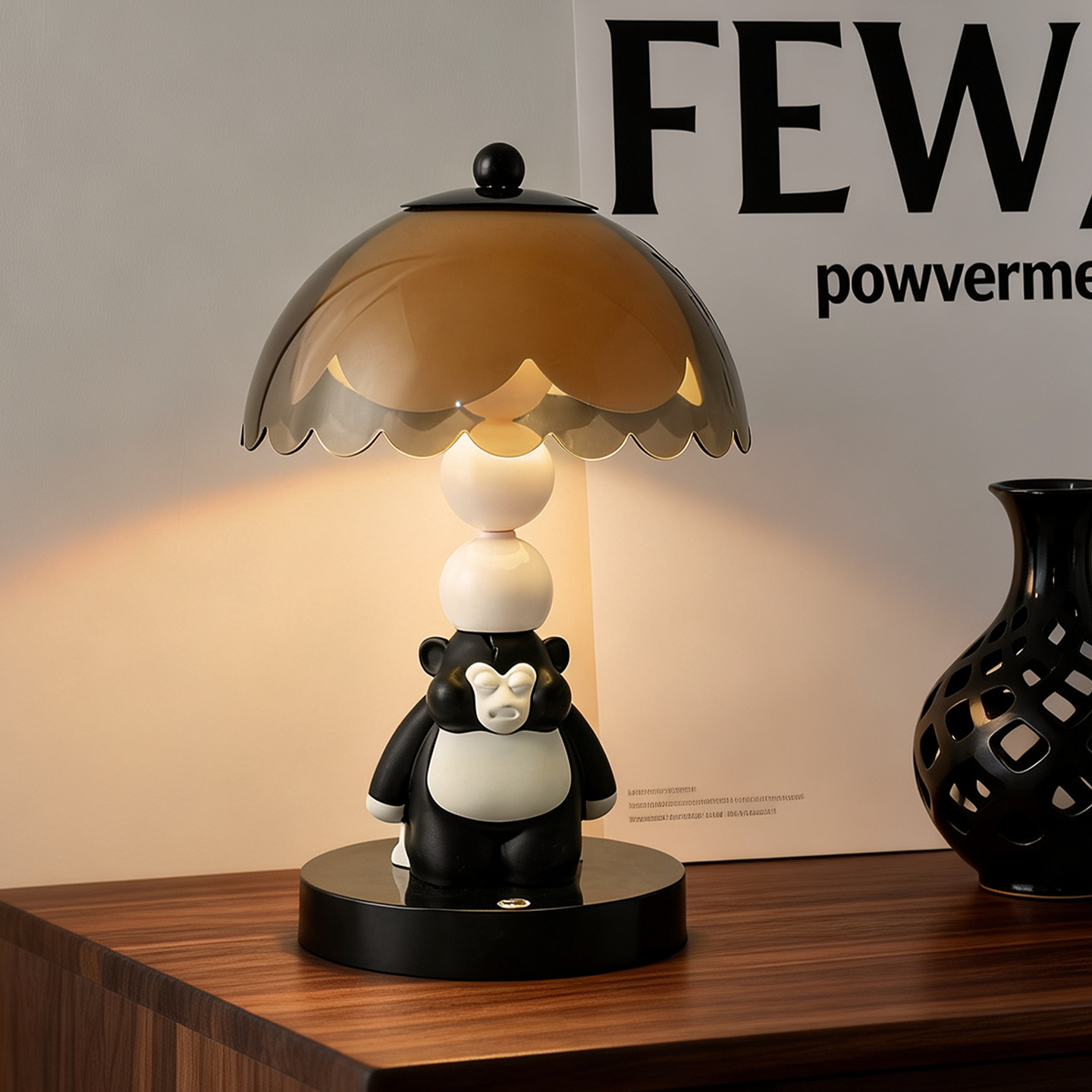 Chimpanzee bedside lamp