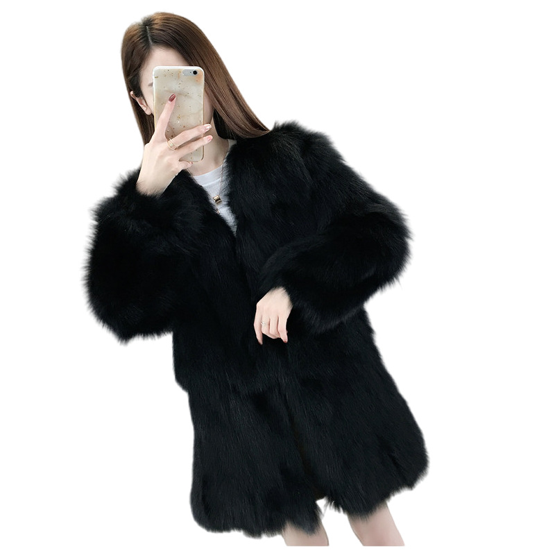 Women's Winter Coat, Faux Fur, Mid-Length