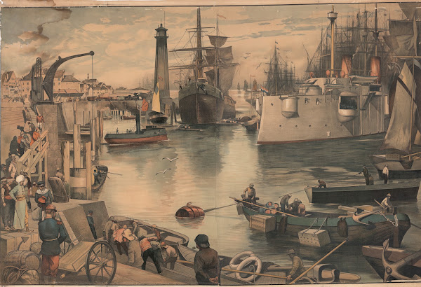 The harbor 1887