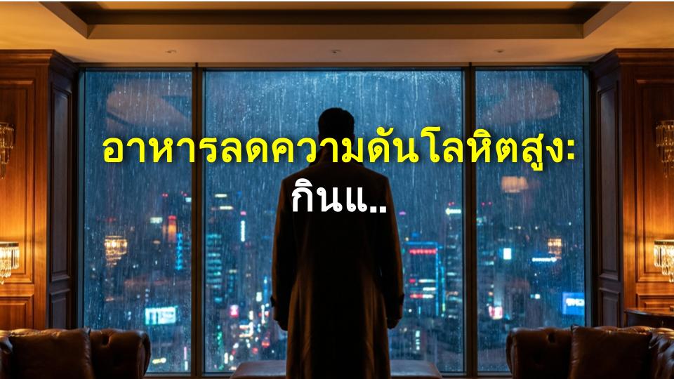 อาหารลดความดันโลหิตสูง: กินแบบนี้ ความดันลดทันทีเห็นผลชัวร์!