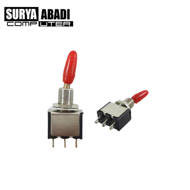 SAKLAR TOGGLE ON OFF 3 PIN 3 KAKI 