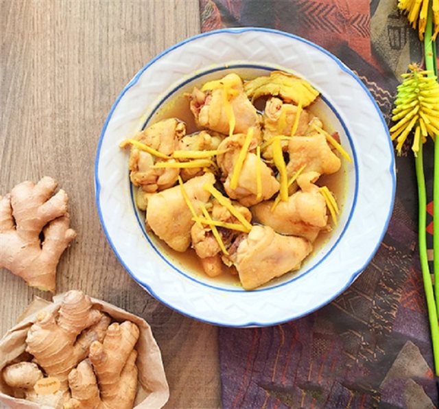 Cánh Gà Kho Gừng