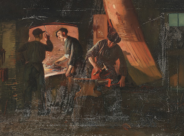 Fra en smedje 1888