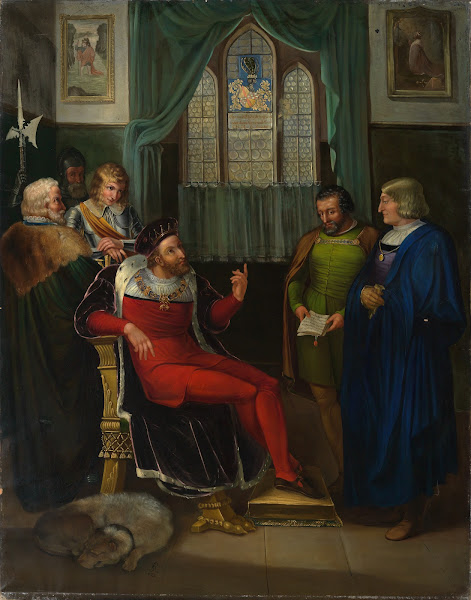 Markgraf Christoph I von Baden empfängt Gesandte Kaiser Maximilians 1825