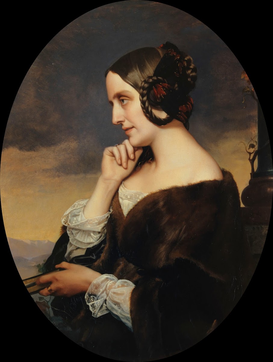 Portrait de Marie de Flavigny comtesse dAgoult 1805 1876 1843