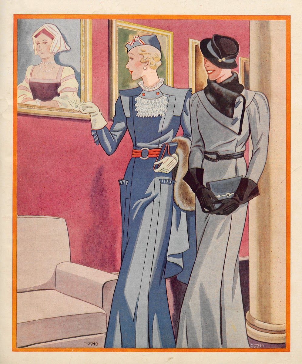 Przegląd Mody R11 nr 10 Pl1 1933