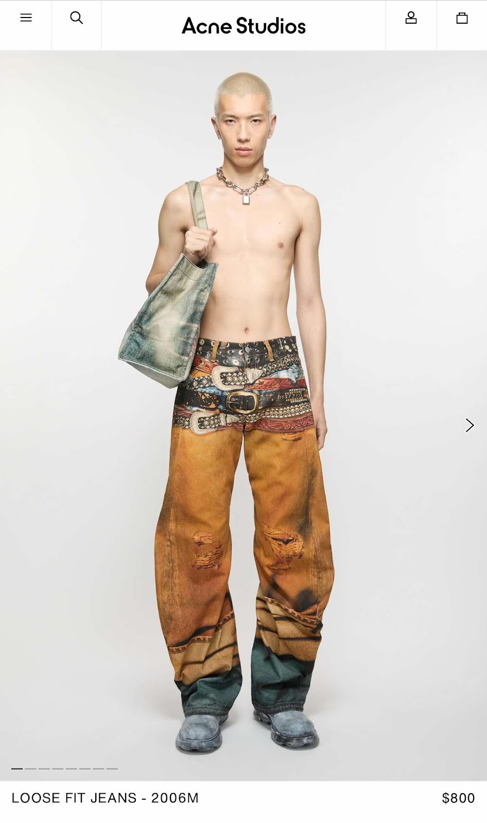 Who Wore It Better? Acne Orange Stacked Belt Pants $800
