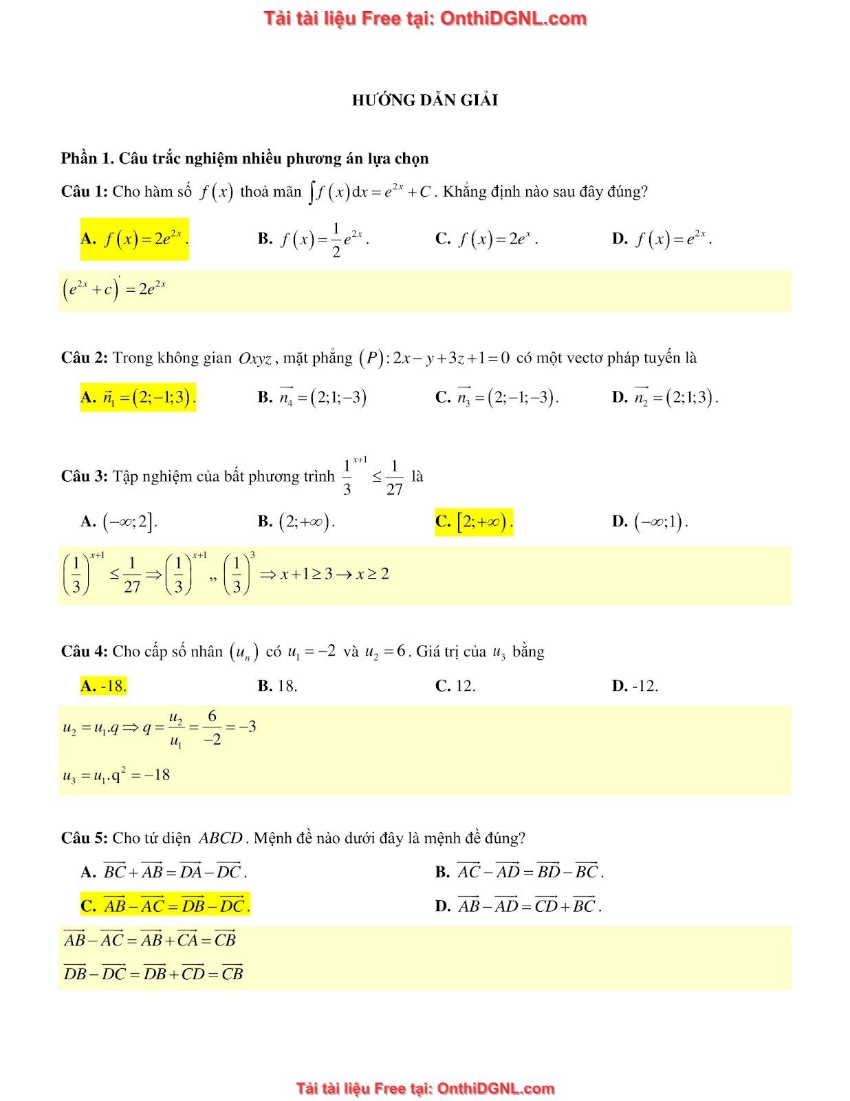 32 đề phát triển minh họa môn toán - có đáp án