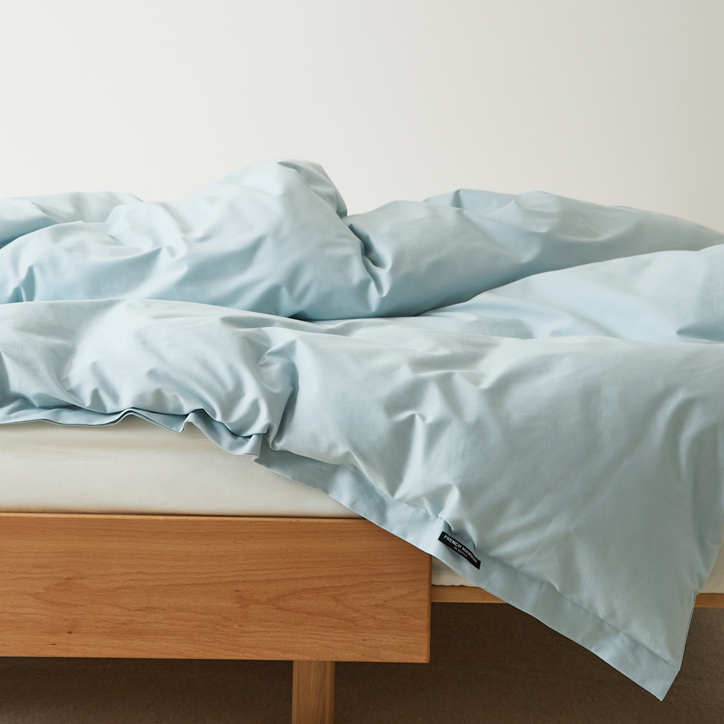 Cotton duvet cover, 100s yarn, brushed