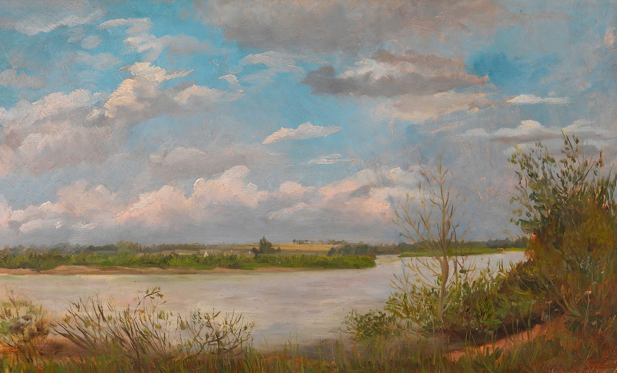 Donaulandschaft ca 1865