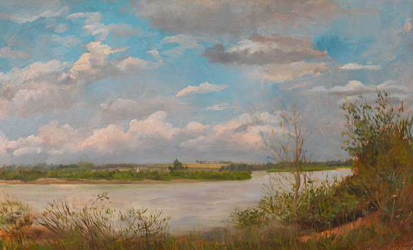 Donaulandschaft ca 1865