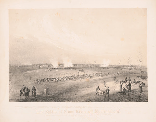 The battle of Stone River or Murfreesboro 19th century