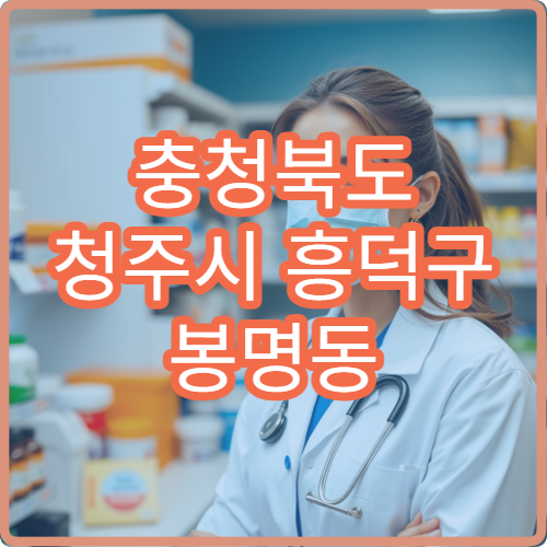 충청북도 청주시 흥덕구 봉명동 설날 명절 당번약국 아파트 단지 근처 야간 응급약 판매