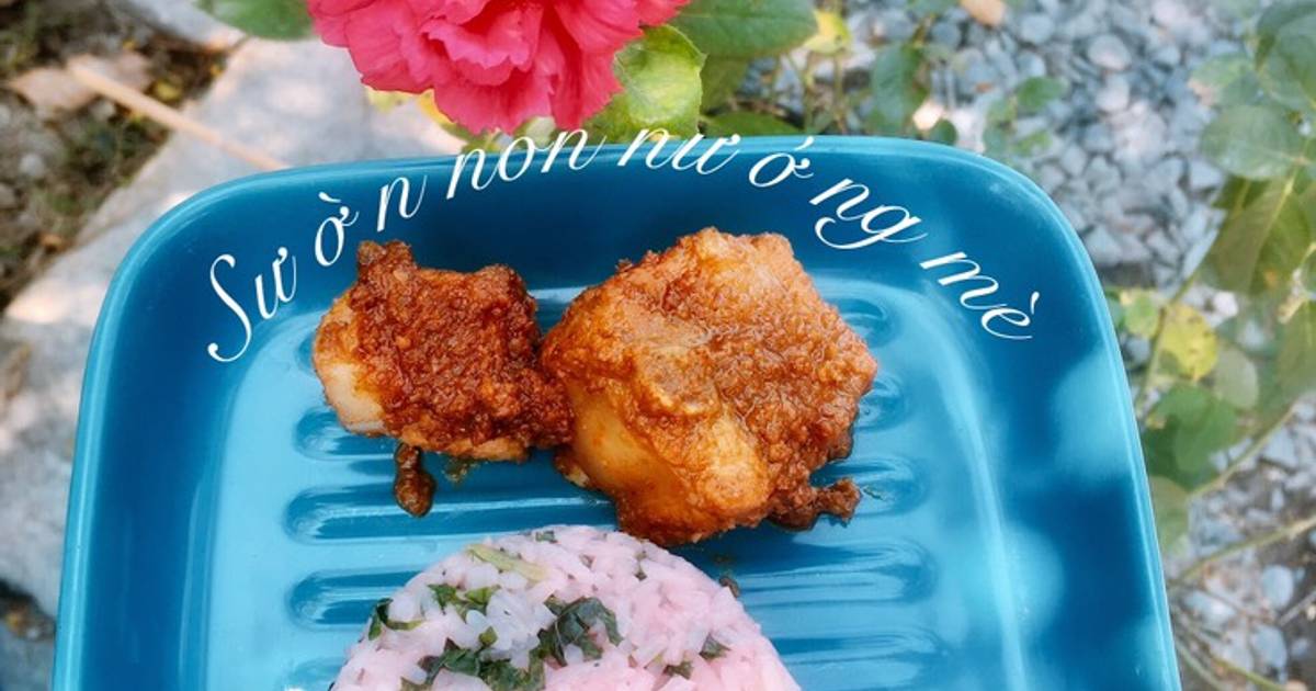 Sườn non nướng mè