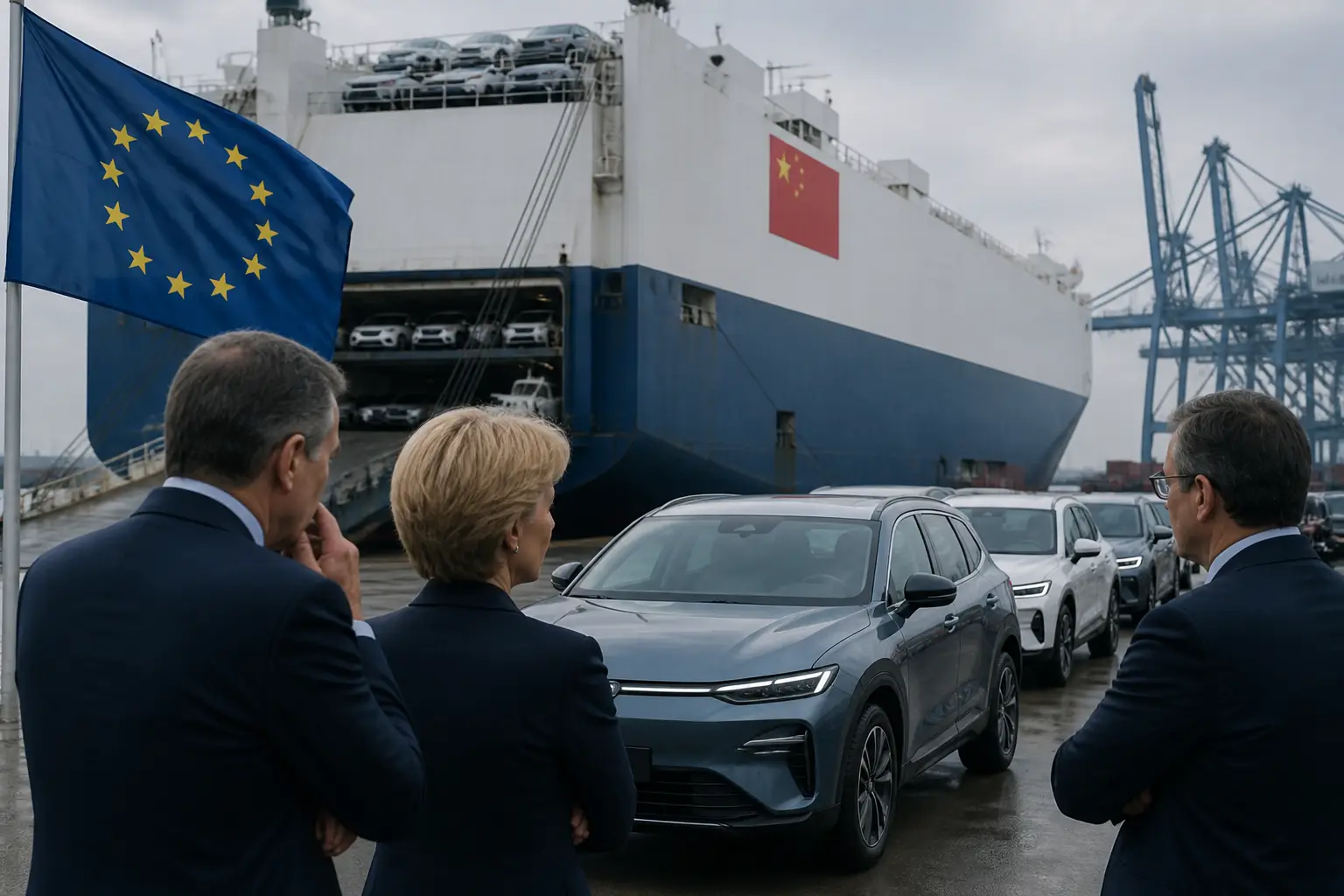 Editorial image for EU sales of Chinese hybrid cars surge, raising concerns for European carmakers