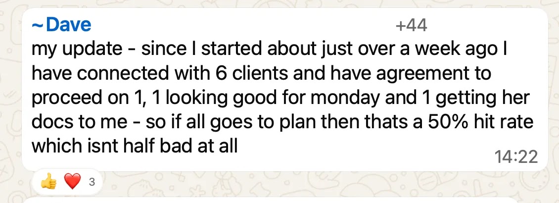 6 meetings, 1 closed, 2 pending