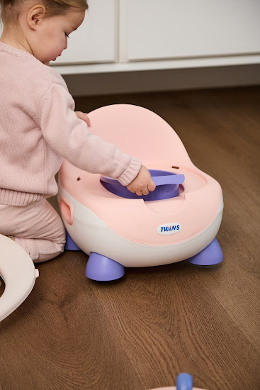 Children's potty Twins Penguin pink